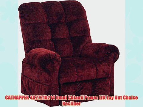CATNAPPER 4827210214 Omni Chianti Power Lift Lay Out Chaise Recliner