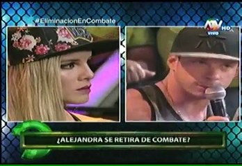 Combate: Mario Hart pide a Alejandra que se quede en programa