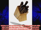 Chicago Cutlery Walnut Tradition 10-Piece Knife Set with Block