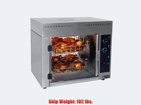 Vollrath 40704 Cayenne Electric Countertop Chicken Rotisserie Oven 8-Bird