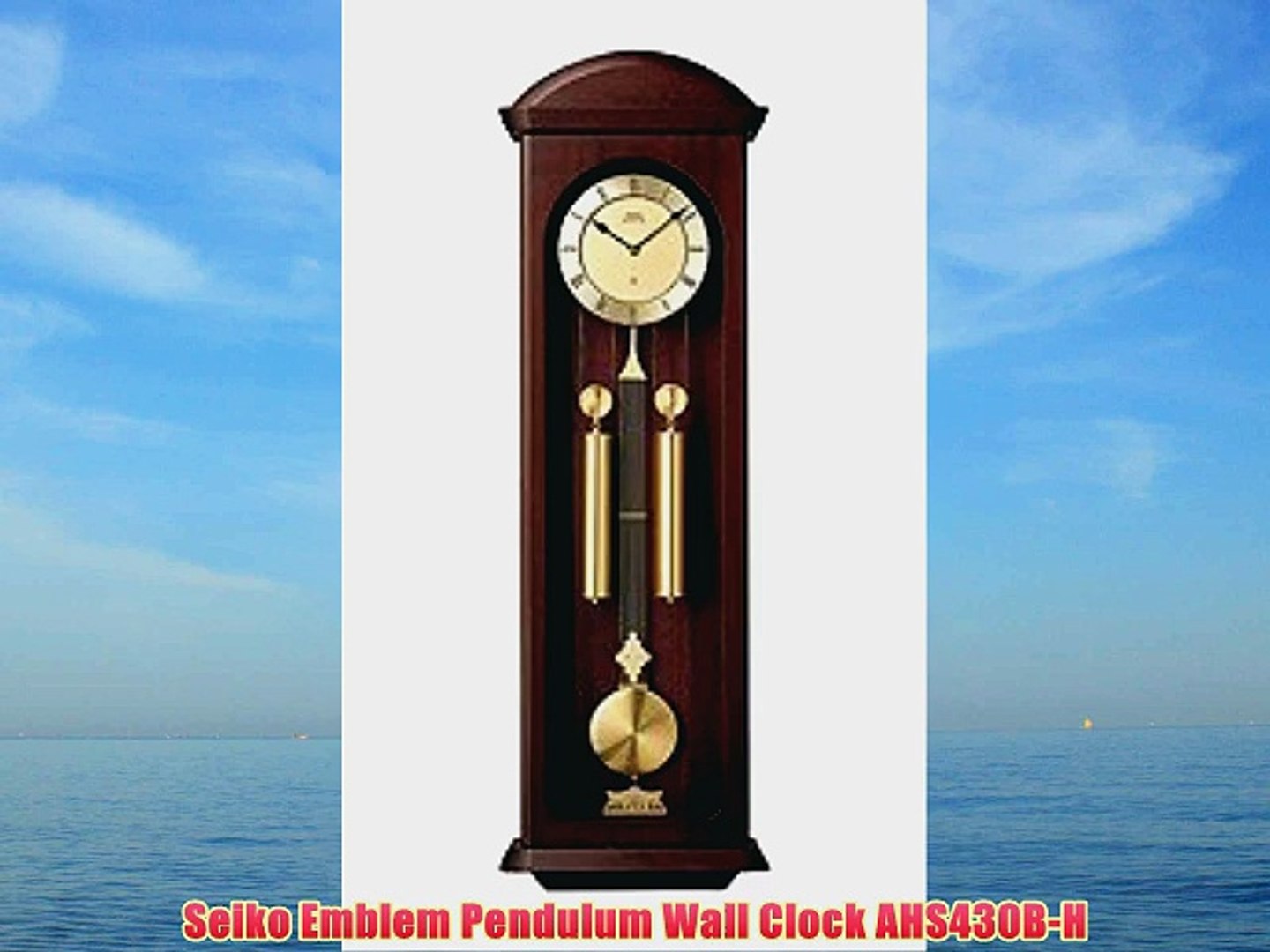 Seiko Emblem Pendulum Wall Clock AHS430B-H - video Dailymotion