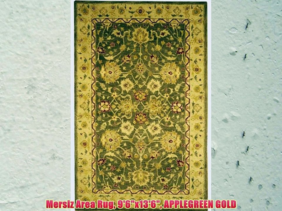 Mersiz Area Rug 9'6x13'6 APPLEGREEN GOLD
