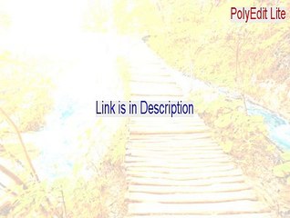 PolyEdit Lite Crack [Free Download]
