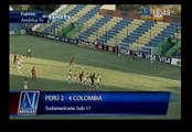 Sudamericano Sub 17: Perú perdió 4-2 ante Colombia