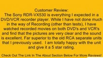 Sony RDR-VX530 DVD Recorder & VHS Combo Player Review