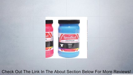 Special Fabric Screen Printing Ink Colour: Peacock Blue, 32 oz Review