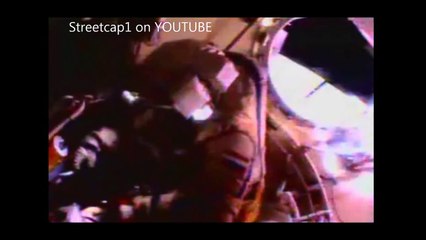 Unidentified Object at ISS - (flies past hatch). HD
