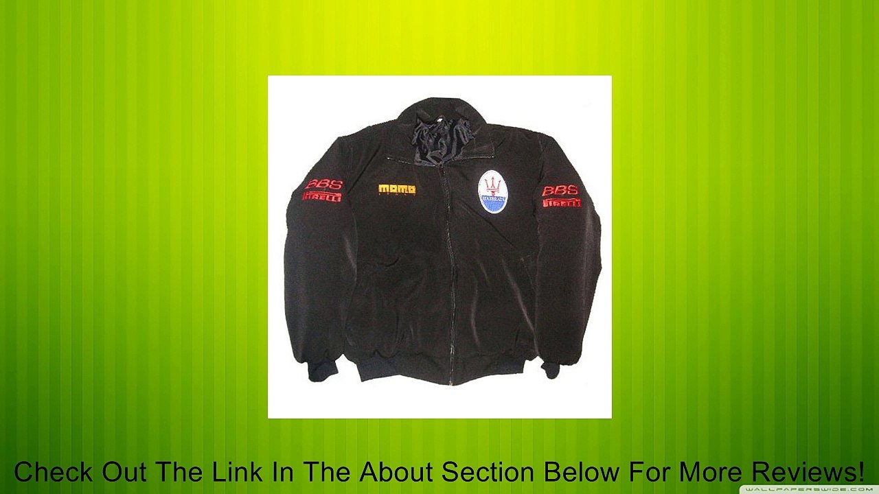 Embroidery Logic Maserati Racing Jacket Back Review