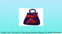 Great Deals! Purple Purse / Red Hat Design / Removable Flower Pin Review