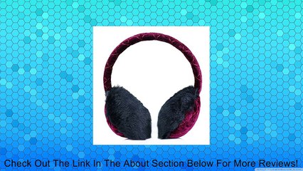 Clips N Grips� Girls Ear Warmers Quilted Velvet Fur Earmuffs Review