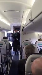 Download Video: Funky Flight Attendant Breakdance demo keeping passengers entertained