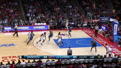 DeAndre Jordan Backwards Dunk - Timberwolves vs Clippers - March 9, 2015 - NBA Season 2014-15