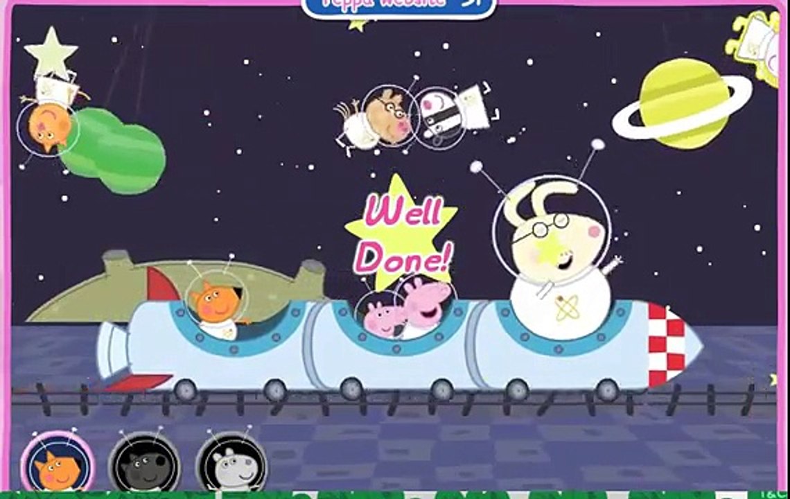 Peppa Pig Space Game Playthrough