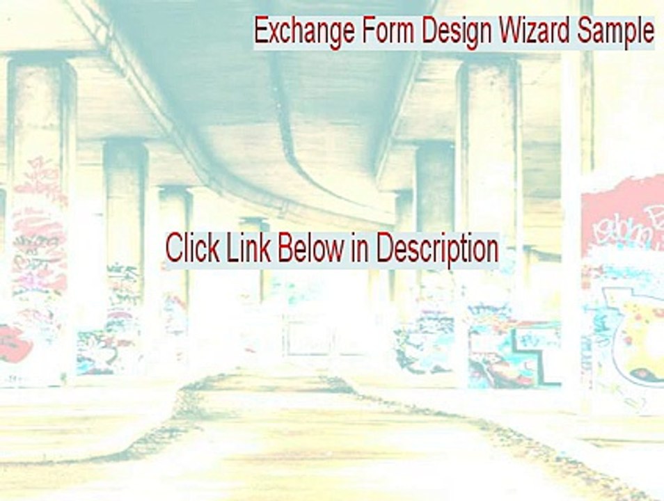 Exchange Form Design Wizard Sample Full [Instant Download]