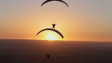 PARAGLIDING OVER NAMIBIA