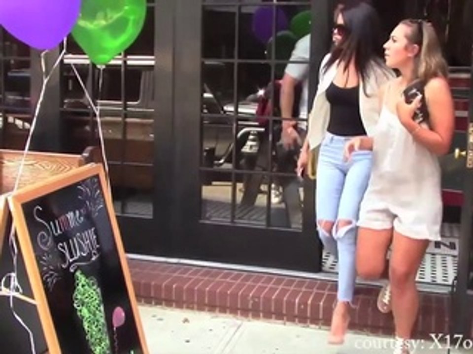 Miley Cyrus Hides Behind Selena Gomez