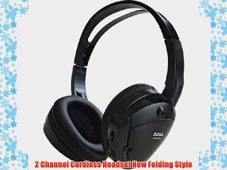 2 Channel Cordless Headset New Folding Style