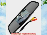 Back Up Camera Rear View Mirror Kit - Works on Any Vehicle - Installs Fast - DIY - Order Now