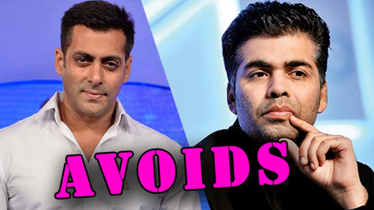 OMG! Salman Khan AVOIDS Karan Johar