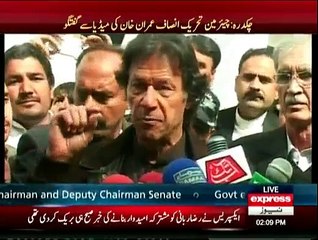 Imran Khan Media Talk - 10th March 2015