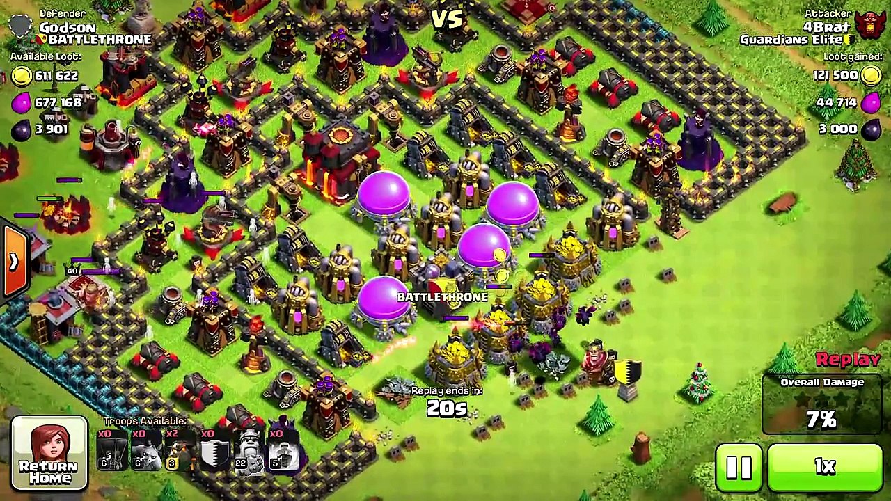 Clash Of Clans TROLL BASE (Champion League)