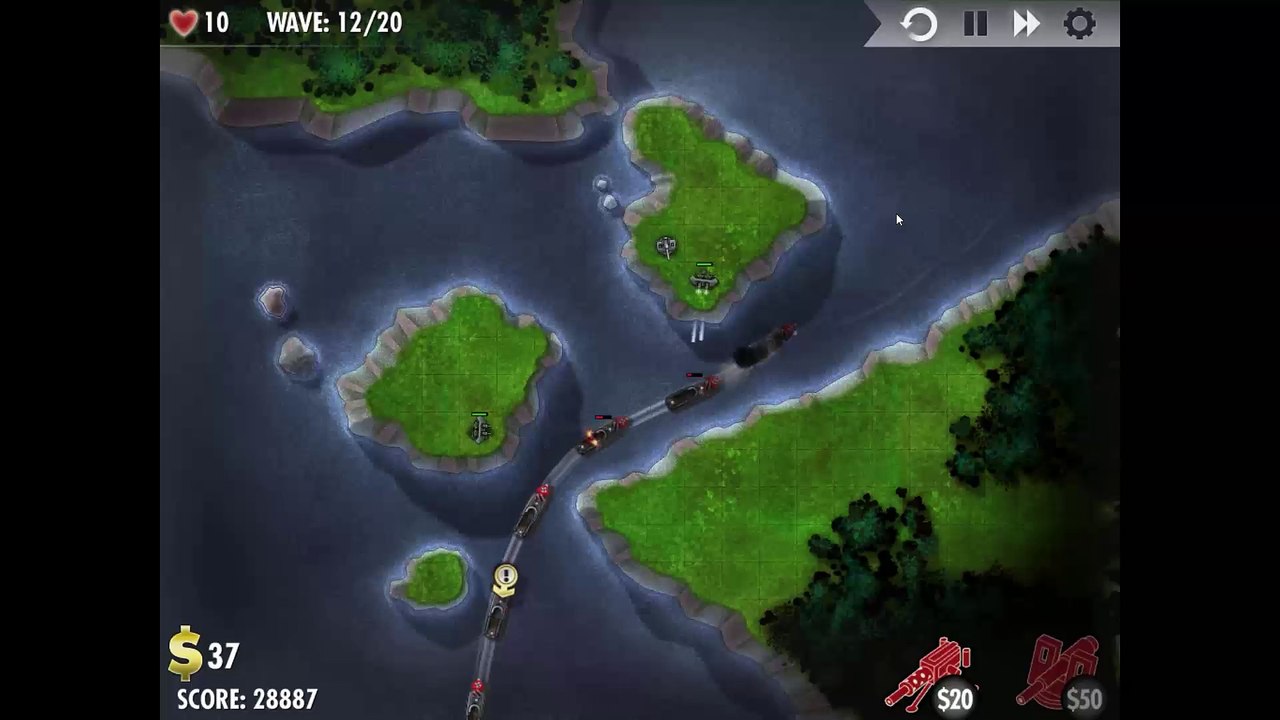 iBomber Defense Level 2 (sea battle)