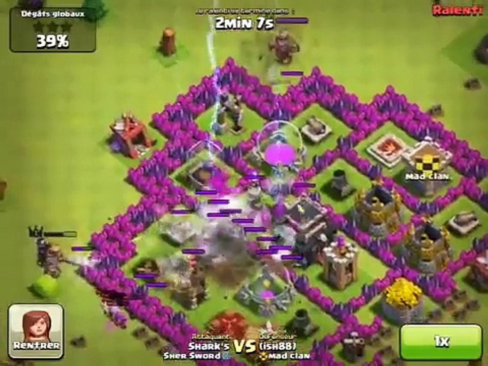 Clash of clan FR- Énorme carnage ! ( 710k d'or et 700k d'el