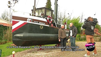 Le plus petit bateau à vapeur du monde se trouve à Houlle