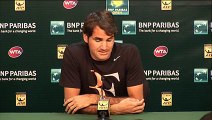 Indian Wells 2014 Monday Interview Federer