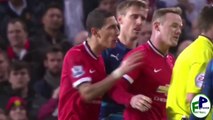 Angel Di Maria received two yellow cards in a minute - Manchester United v Arsenal 2015