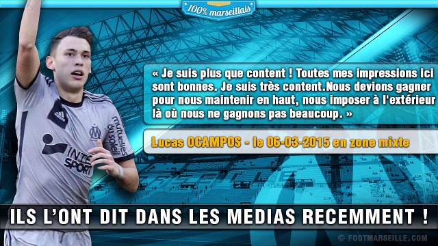Ayew, Nicollin, Ocampos... Découvrez les tops déclarations sur l'OM !