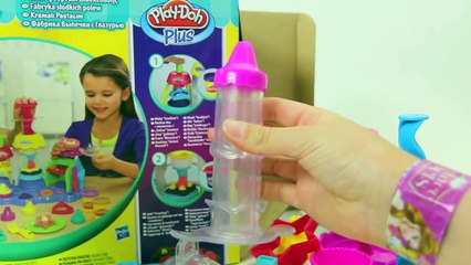 Play Doh Frosting Fun Bakery Playset Mold & Bake Cupcakes With Cake Station Sweet Shoppe play-doh