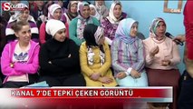 Kanal 7'de tepki çeken görüntü