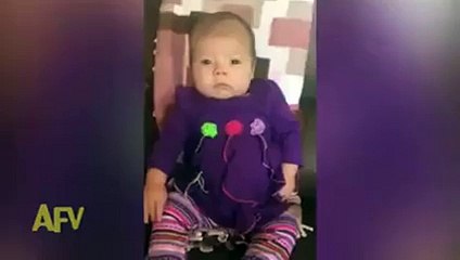 Baby first big sneeze