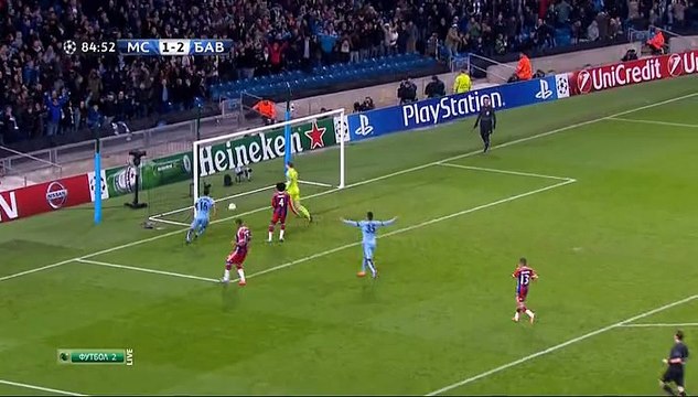 Манчестер Сити - Бавария, контратака Агуэро