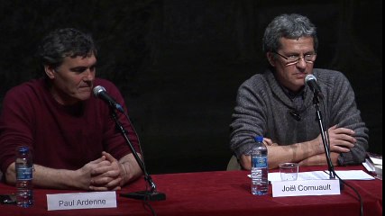 Enjeux 29 01 4 Joel Cornuault, Paul Ardenne avec Jean-Max Colard