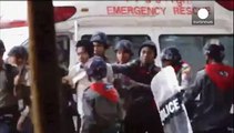Nouvelle répression d'une manifestation étudiante par la police en Birmanie