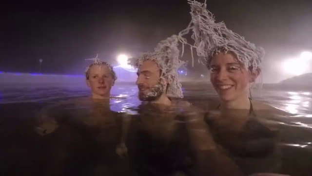 Concours de cheveux glacés au Canada