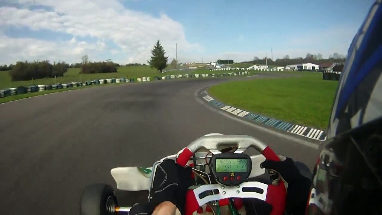 Roulage Pusey le 02-11-14 avec le kart de Sylvain Run 1 (720p 60fps)