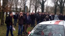 Manifestation d'agriculteurs à Quimper