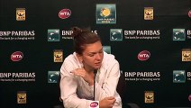 BNP Paribas Open  Simona Halep Semifinal Round Press Conference