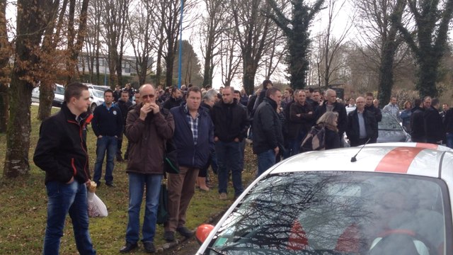 Manifestation des agriculteurs à Quimper devant la DDTM