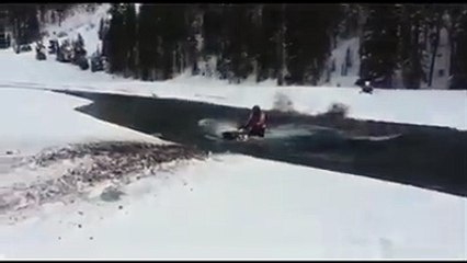 Snowmobile Fails Big RIP Snowmobile
