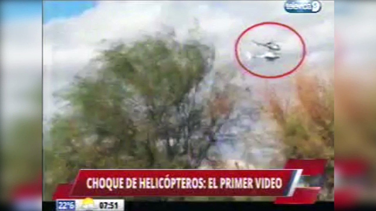 Accident d'hélicoptère en Argentine : les images de la collision