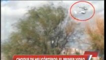 Crash en Argentine : les images du choc entre les deux hélicoptères