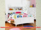 Magnussen Kenley Bookcase Bed With Optional Storage in White - Twin