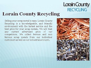Lorain Metal Recycling & Processing Facility Ohio