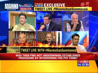 The Newshour Debate: #ManmohanSummoned