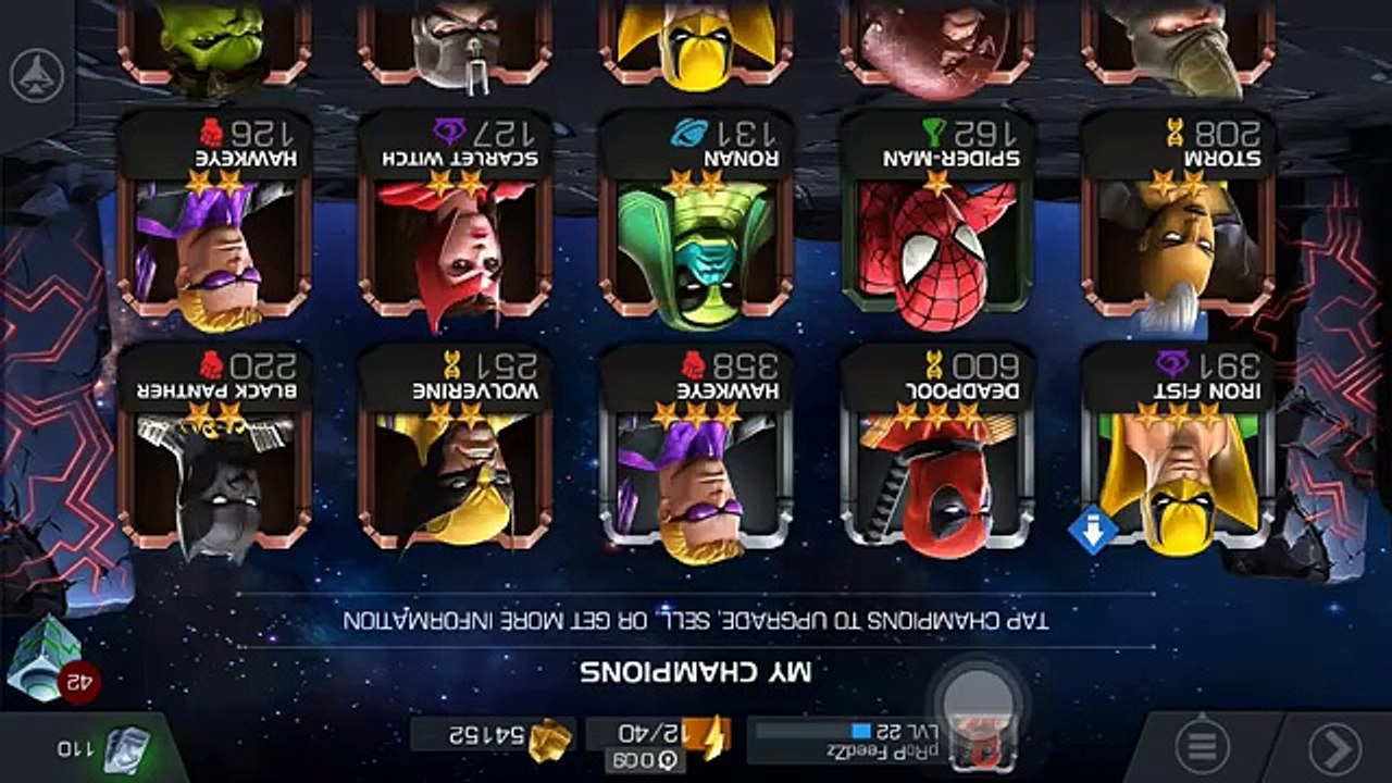 Marvel Contest Of Champions Units Glitch
