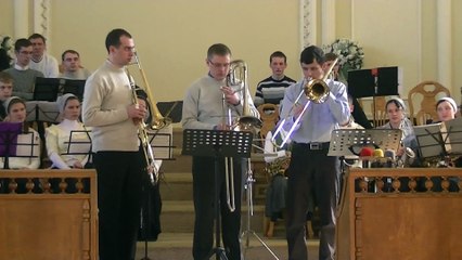 2015.03.08  Помолися зі мною, мій брате Тріо тромбони м.Одеса